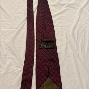 Burgundy Patterned Men's Tie